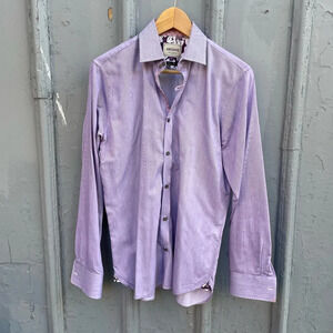 Ted Baker Archive Purple Pinstripe “mahjong” button-down,  Size Neck 15